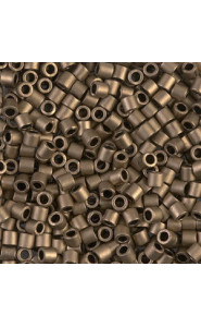 Miyuki delica beads 8/0 - Matted metallic gold DBL-322